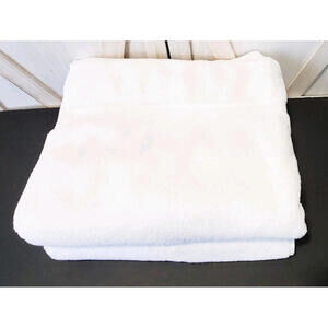 Restoration Hardware Huge White Turkish Towels Set Of 2 Cotton Bath 53 x 28 In